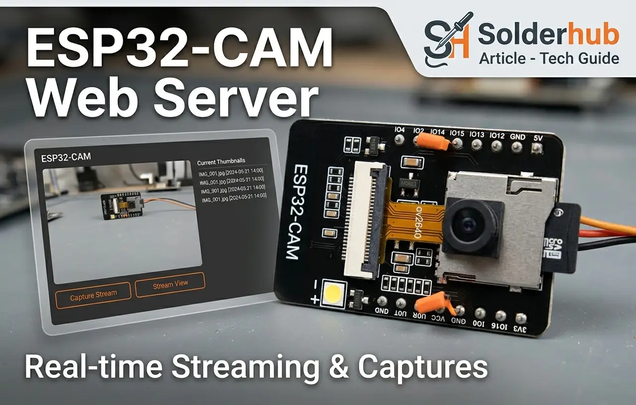 ESP32-CAM Web Server: Stream Live Video in 5 Minutes